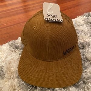 Vans flatbill corduroy hat